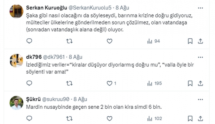Merkez Bankası ndan kiralık ev arzında artış olabilir açıklaması: Barış Soydan, TCMB verileri açıklarsa iyi olur dedi!