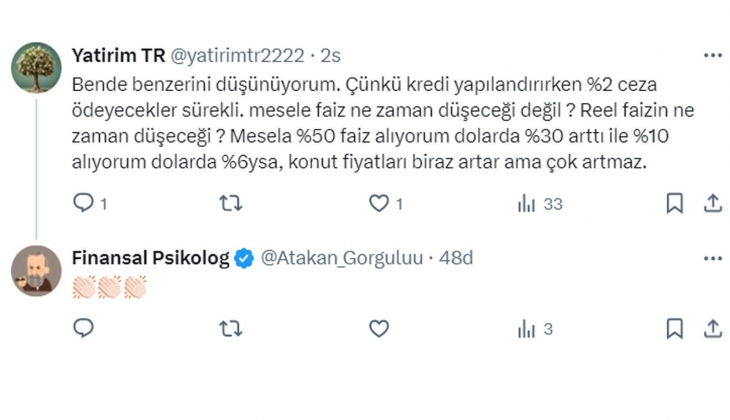 Konuta yatırım için en doğru zaman faizlerin düşmeye yakın olduğu dönem mi? 