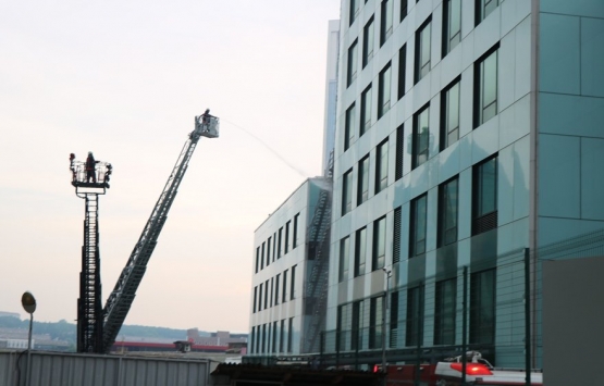 Maslak Sun Plaza da yangın!
