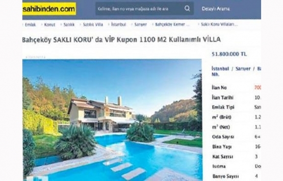 Ajda Pekkan Bahçeköy deki villasına 51.8 milyon TL istiyor!