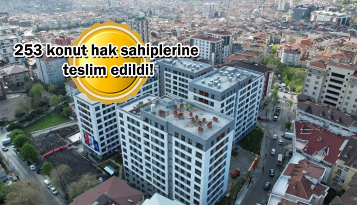 KİPTAŞ Bağcılar Kiraz Evler'de anahtar teslimi yapıldı! 