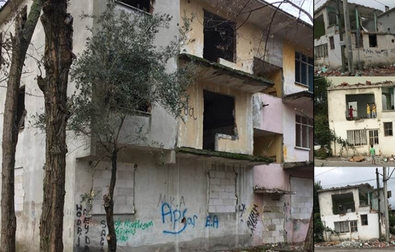 Körfez Sahili'ndeki 'hayalet ev' korkutuyor!