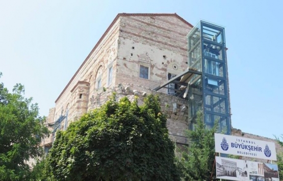 800 yıllık Tekfur Sarayı’na asansör yapıldı!