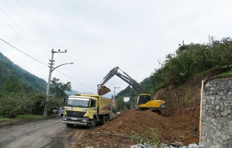 Trabzon İkisu Grup Yolu yeniden inşa ediliyor!