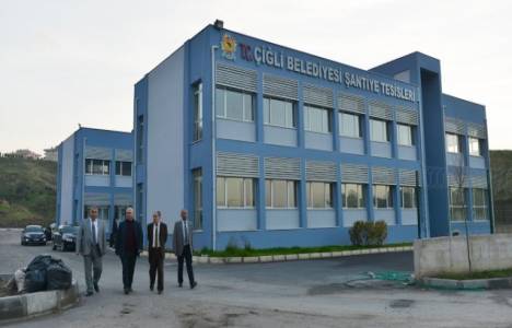 Çiğli Belediyesi'nin şantiye tesisi tamamlandı!