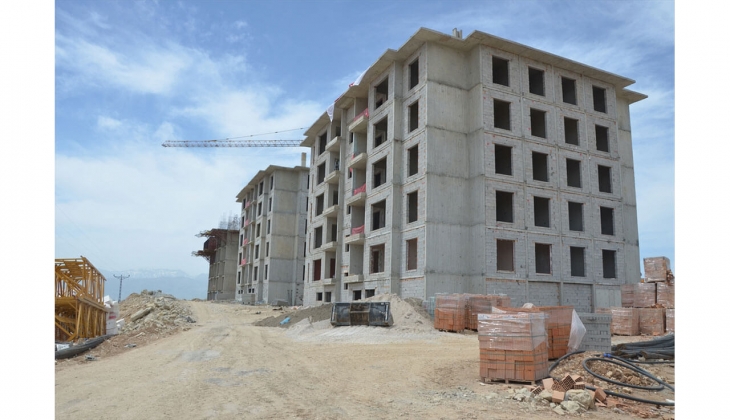Kahramanmaraş Afşin deki deprem konutları yükseliyor!