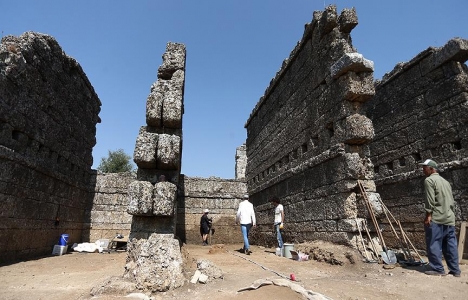 Aspendos kazılarında 2 bin yıllık dükkanlar ortaya çıktı!