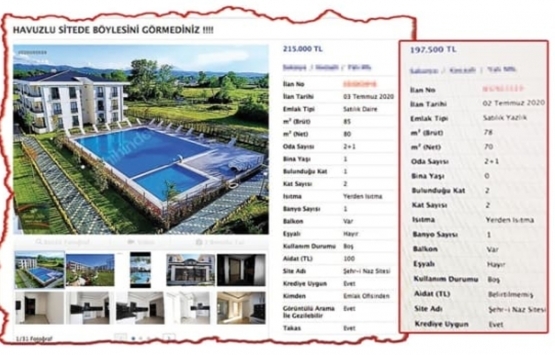 Zamlı evler 1.5 aydır alıcı bekliyor!