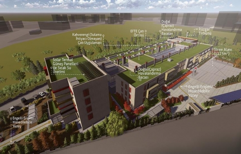 İlk yeşil kamu binası yapımında sona gelindi!