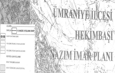 Ümraniye Hekimbaşı, Kazım Karabekir ve İnkılap Mahalleleri'nin imar planı 28 Mart'ta askıdan iniyor!