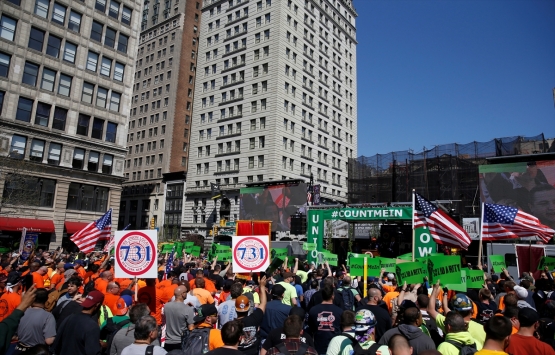 New York ta inşaat çalışanları Ben de varım dedi!