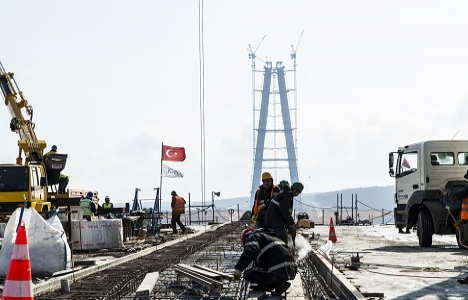 3.köprü ve Kuzey Marmara Otoyolu inşaatından son fotoğraflar!