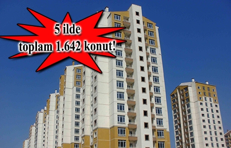 TOKİ bu ay kurayla 1.642 konut satacak!