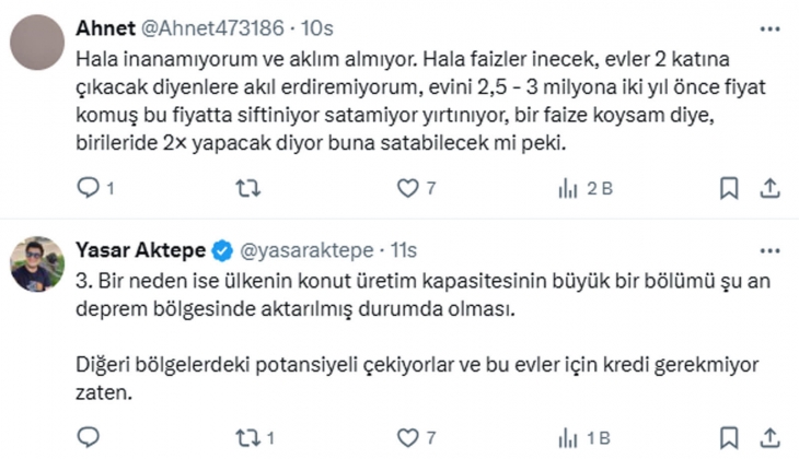 TCMB eski Başekonomisti: Konut kredisi borcu milli gelire oranla neredeyse sıfırlandı!