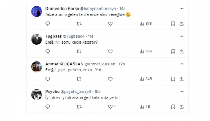 15 milyon TL si olan ev mi, Ereğli hissesi mi almalı?