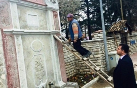 Safranbolu'da çeşme restorasyonları örnek proje seçildi!