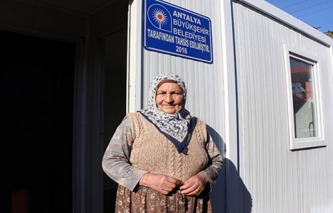 Antalya Büyükşehir'den Hafize Yıldırım'a ev!