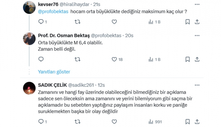 Prof. Dr. Osman Bektaş ezber bozdu: Beklenen İstanbul depremi 6,4 büyüklüğünde olabilir!