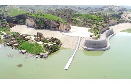 Hasankeyf’teki yüzer liman tamamlandı!