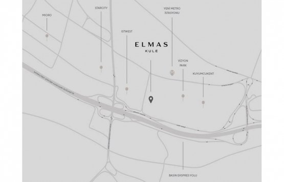 Yenibosna Elmas Kule fiyat!