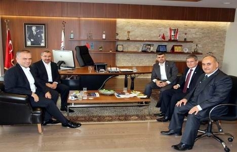 Hasan Can'a Anadolu yakası belediye başkanlarından ziyaret!