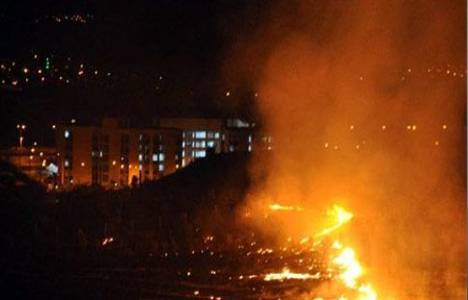 Amasya'da iş yeri yangını çıktı!