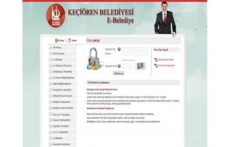 Keçiören'de E-Belediyecilik uygulaması başladı!