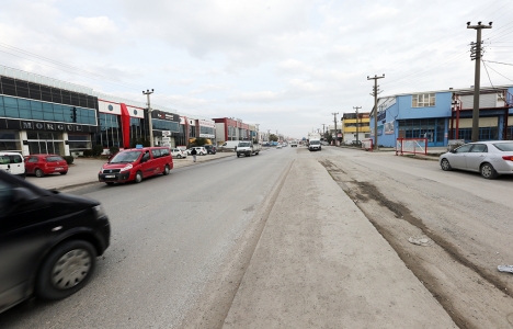 Sakarya Erenler'de caddelere kentsel tasarım uygulanıyor!