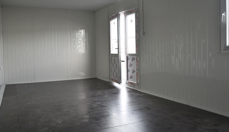 Doğanşehir deki esnaf konteyner çarşının kurulumunda sona gelindi!