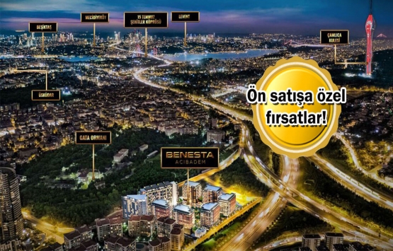 Benesta Acıbadem ön satışta! Yeni proje!