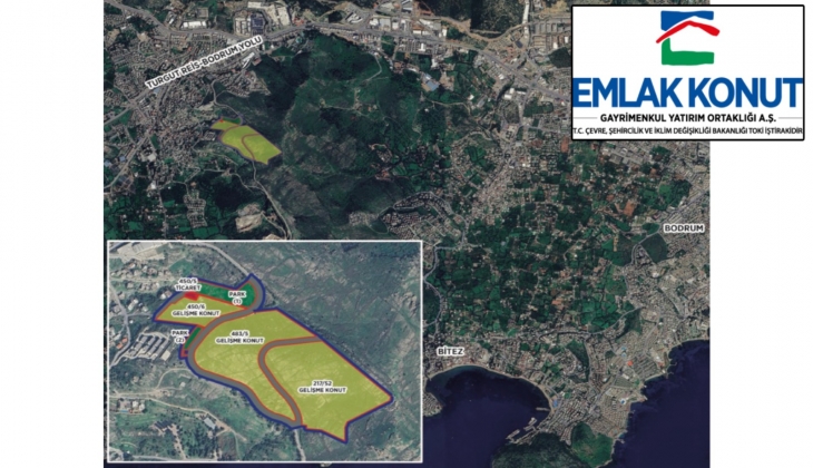 Emlak Konut GYO Muğla Bodrum Ortakent 2. Etap ihalesi 24 Ekim’de!