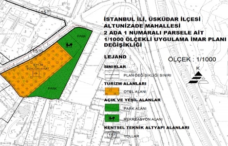 Vakıflar Altunizade arsasının otel alanı imar planı askıya çıktı!