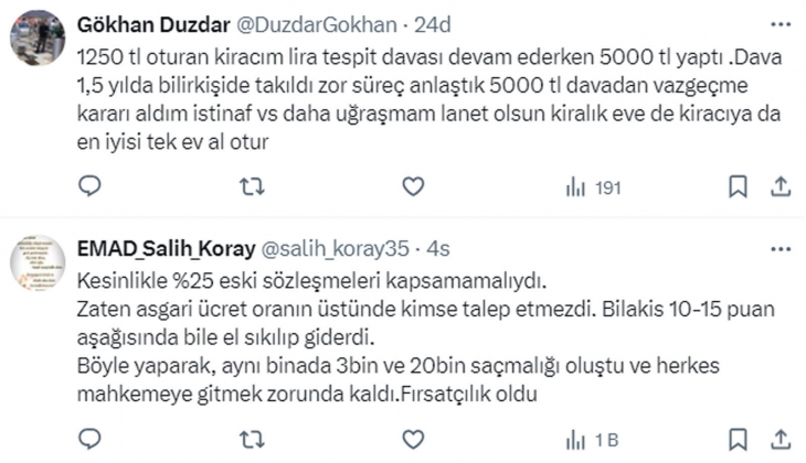 Kira tespit davası sonuçlanan ev sahibi: Kiracım 8 ayda beni 69 bin TL dolandırmış!