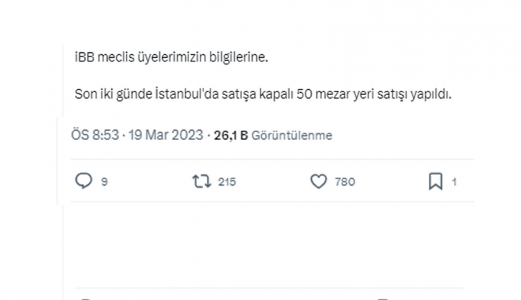 Dedelerinizin ve ninelerinizin mezarlarına sahip çıkın! İBB başkasına satabilir!