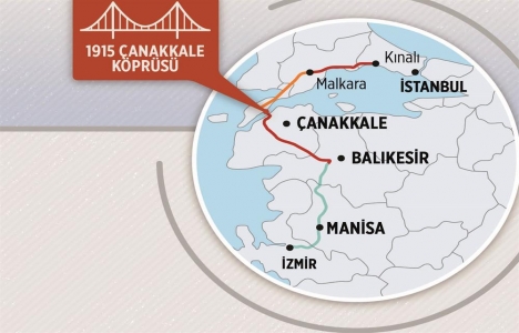 1915 Çanakkale Köprüsü nün temeli bugün atılıyor!