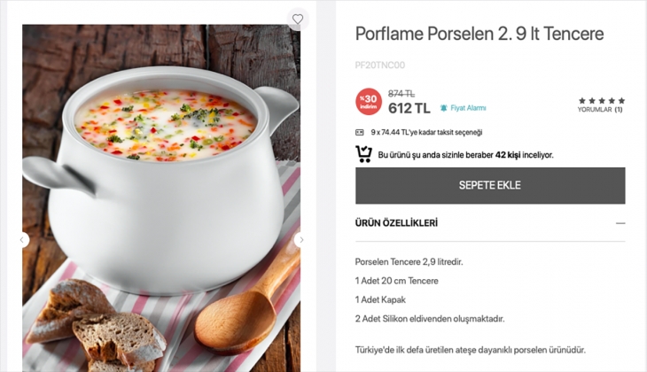 Kütahya Porselen’de ateşe dayanıklı ürünlerde yüde 40 indirim fırsatı! İşte 16 Eylül 2022 fiyat listesi