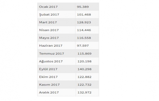 2017’de 1 milyon 323 bin konuta ruhsat verildi!