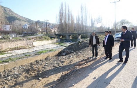  Bilecik'te Karasu Deresi ıslah çalışmaları denetlendi!