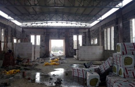 Karaağaç Kültür Merkezi'nde sıva çalışmaları başlıyor!