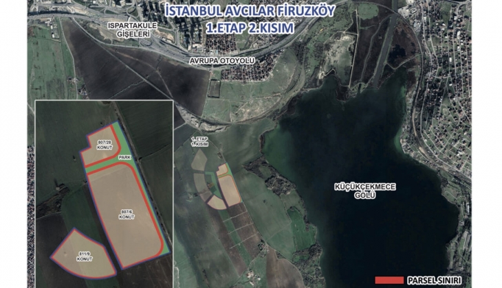 Emlak Konut GYO Avcılar Firuzköy 1. Etap 2. Kısım ihalesine 15 firmadan teklif!