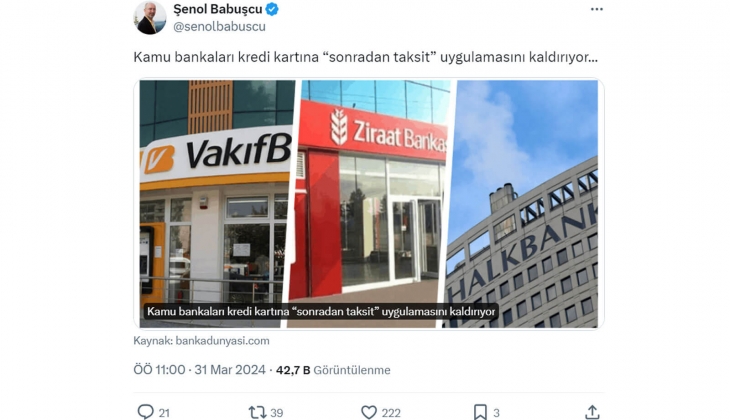 Kredi kartı kullananlar dikkat: Sonradan taksit uygulaması da kalkıyor!