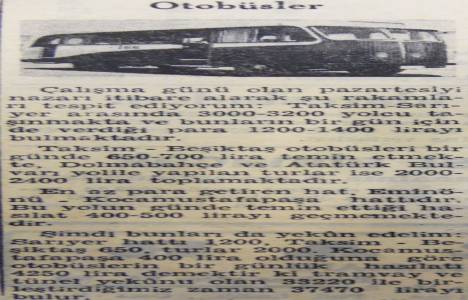 1947 yılında İstanbul halkı toplu taşıma araçlarına bir günde 126.570 lira veriyormuş!
