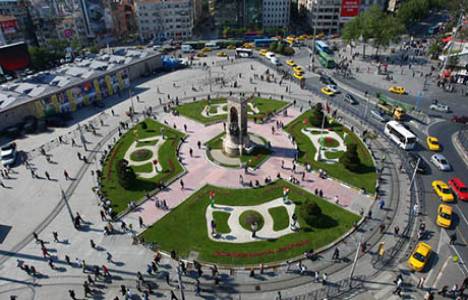 Taksim Meydanı'na çevre düzenlemesi!