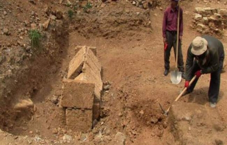 Muğla'da inşaat kazısında tarihi mezar bulundu!