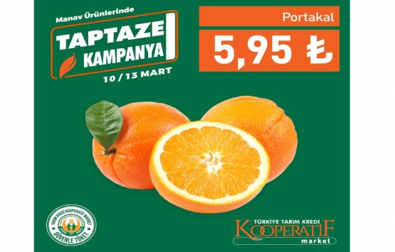 Kooperatif Market ten 5 meyve ve sebzede kampanya! İşte fiyat listesi!
