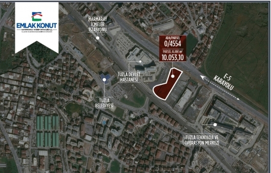 Emlak Konut GYO Tuzla daki arsasını satıyor!