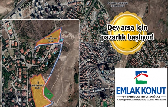 Emlak Konut GYO Ankara Çayyolu 2. Etap ihalesinin 2. oturumu 9 Şubat'ta! 