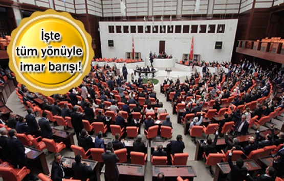 İmar barışı yasalaştı!