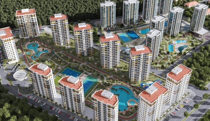 488 konutluk Rengi Antalya Premium da fiyatlar 4 milyon 350 bin TL den başlıyor!