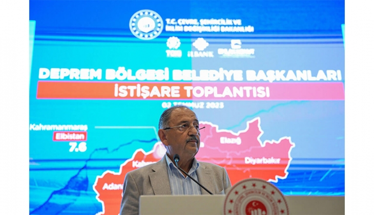 Bakan Özhaseki: Bundan sonra sıfır toleransla önümüze bakmalıyız!